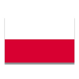 Magnet Me Up Poland Polish Flag Car Magnet Decal, 4x6 Inches, Heavy Duty Automotive Magnet for Car, Truck SUV