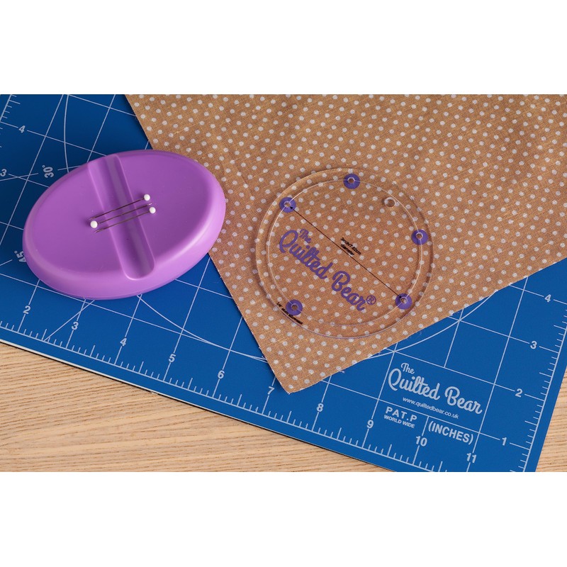 The Quilted Bear Circle Quilting Templates - Set of 8