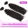 XACIPUZ Human Braiding Hair for Boho Braids 2 Bundles 160g