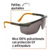 Truper LEN-2000N Classic Gray Adjustable Safety Glasses