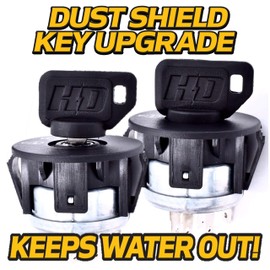 HD Switch Starter Ignition Keys Switch Replaces Toro TX1000 Wide Track Loader 22327, 22328, with 2 Keys & Free Carabiner