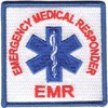 EMR Emergency Medical Responder 100% Embroidered Patch Square First Responder - F 147