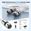 Cable Matters 2-Pack RG6 Coaxial Cable - 25ft, [CL2 Rated