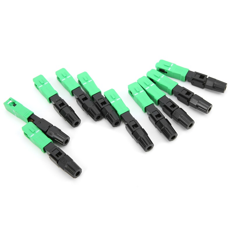 50Pcs Fiber Optic Fast Connector Adapter SC/APCC for Optical Fiber