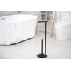 Free Standing Toilet Paper Holder Stand, Oil Rubbed Bronze Toilet