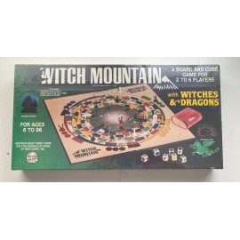 B&B Games Rare 1983 Witch Mountain Witches Dragons Board Game B&B Games Haunted House
