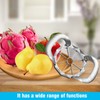 Apple Slicer, Heavy Duty Apple Corer , 8-Blade Stainless Steel
