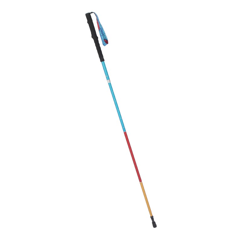 Walking Stick Telescopic Adjustable Length Anti Shock Foldable Portable Lightweight