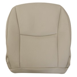 NLQR Driver and Passenger Bottom Replacement Seat Covers Microfiber Leather Tan Compatible with Lexus GX470 2003 2004 2005 2006 2007 2008 2009