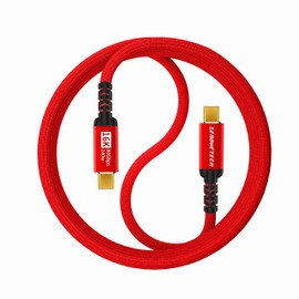 ZeroneTeck 80Gbps USB4 Cable for Thunderbolt 5/4, 240W, 6.6Ft