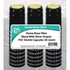 Home Brew Ohio Black With Silver Grapes PVC Shrink Capsules