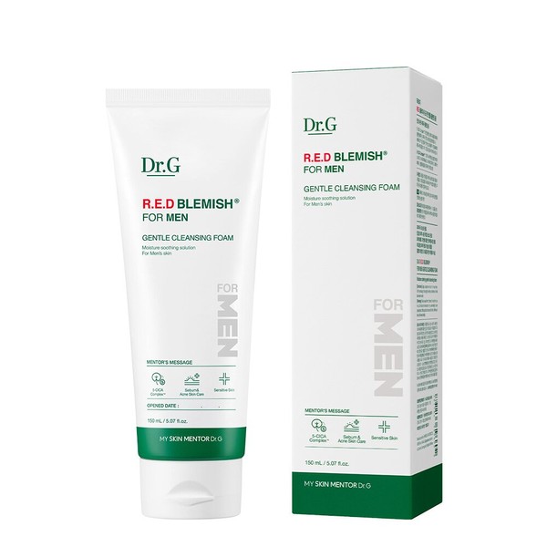 Dr.G R.E.D. Blemish For Men Gentle Cleansing Foam 150mL -