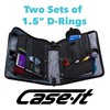 Case-It (6-pack) 2-in-1 Zipper D-Ring Dual Binder, 2 Sets of