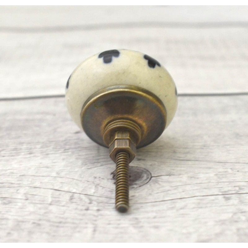 ARTISNO Ceramic Knobs for Cabinets - Set of 10 Decorative