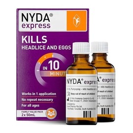 Brauer Nyda Express Head Lice Family Pack 2x50ml