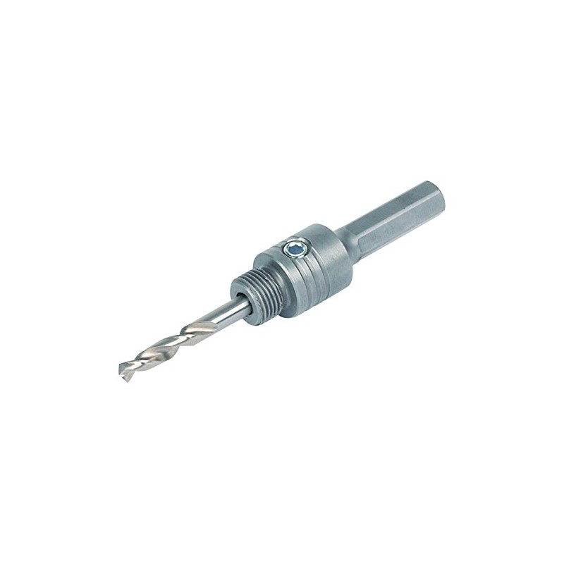 Wolfcraft 5958000 5/8-inch Mandrel with Centring Drill Hexagon Shank for