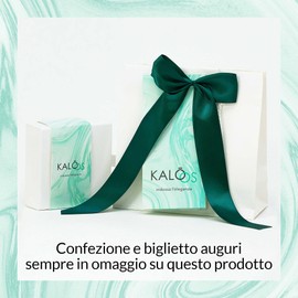 GioiaPura Women's Ring with Diamonds in Silver Color Steel by Kaloos of the Destiny Collection, Size 12. The reference is KA029S12, Hypoallergenic Steel