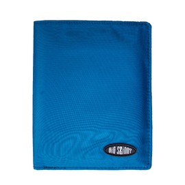 Big Skinny RFID Blocking Traveler Slim Wallet, Holds Up to 20 Cards and 4 Passports, Ocean Blue