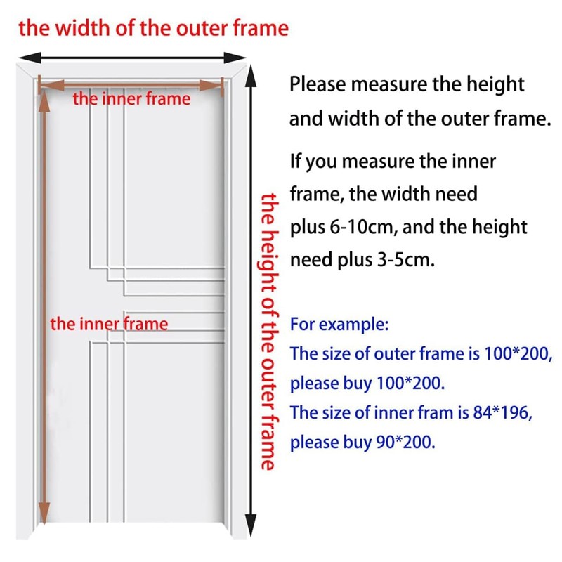 Qrity Magnetic Fly Screen Door 85 x 210cm, Mosquito Screen,