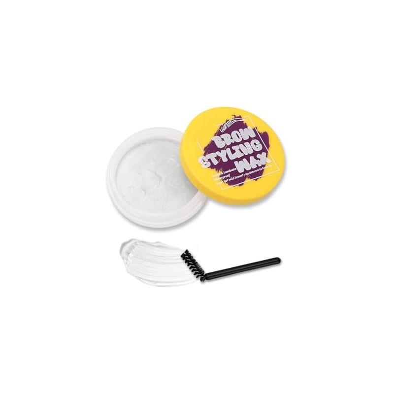 Erinde Cera Transparente Para Cejas Gel Moldeador, Duradero, Impermeable y