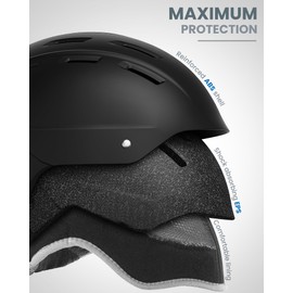 OutdoorMaster OutdoorMaster Kelvin II Ski Helmet - Snow Sport Helmet Snowboard Helmet for Men Women & Youth