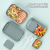 LEIKEEGO Adult Lunch Box, 1900 ml, Leak-Proof Bento Box, Adult