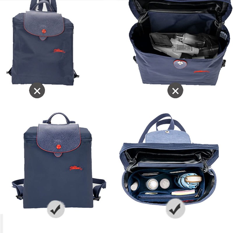 Lckaey purse backpack organizer for le pliage knapsack Felt Bag