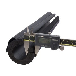 Grizzly Fitness 15" Premium Bar Pad for Weight Lifting (One Size), Black