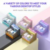 Samstar Purple Desk File Organizer, Mesh Letter File Folder Holder