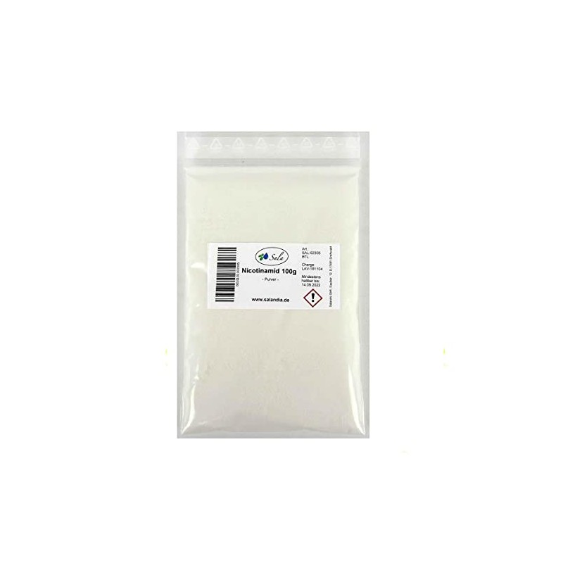 Sala Nicotinamid Vitamin B3 Niacinamid 100 g Beutel