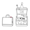 Reisenthel toiletbag Kosmetiktäschchen, 28 cm, 6 L, Baroque Taupe