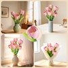 LYNGVA SAIRO Pink Tulip Flower Blooms Building Set for Teens