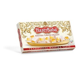 Hazer Baba Turkish Delight Candy, Gourmet Mastika Traditional Lokum, Unique Sweets, Gourmet Snack Box, Vegan Snack, Turkish Lokum, Loukumi, Delicias Turcas, Halal, Kosher, 16oz (454g)
