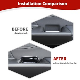 JOSHELA for F150 Inner Door Handle Cover Bowl Trim for Ford F150 2021 up Chrome Interior Accessories 2pcs