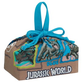Skater KB7-A Children's Lunch Bag, Drawstring Bag, Jurassic World, Made in Japan