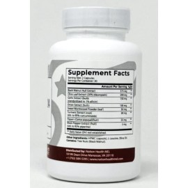 Nation Health MD Cleanse24 - Intestinal Cleanse 24 for Humans, 60 Capsules
