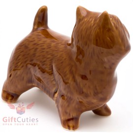 Porcelain Figurine of the Norwich Terrier Dog