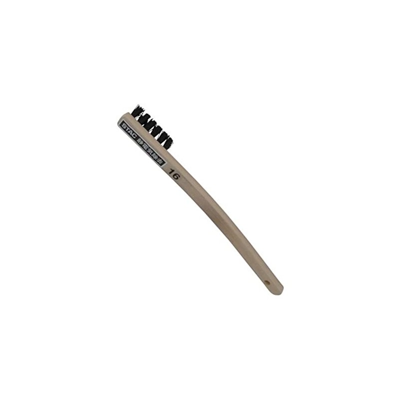 Stack & Optics Static Removal Brush STAC16 Bamboo Curved Pattern