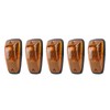 5Pcs Cab Marker Light Weatherproof Amber Teardrop Cab Top Running