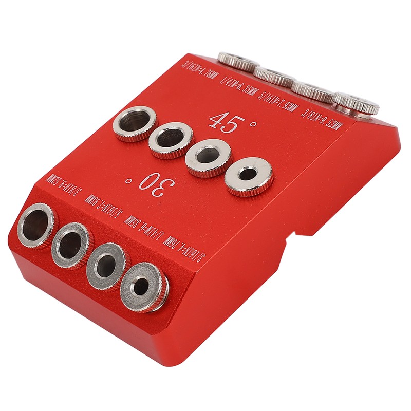 Pocket Hole Jig 30° 45° 90° Holes Drill Guide Drilling