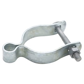 Aiwaiufu 2 Pcs Chain Link Fence Gate Post Hinge for Outside Diameter Post/Pipe, Pressed Steel Post Hinge (2-3/8")