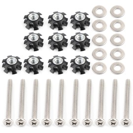 Frezon Set of 10 RV Ladder Repair KIT Nuts Stainless Bunk Motorhome Parts Camper Trailer Coach