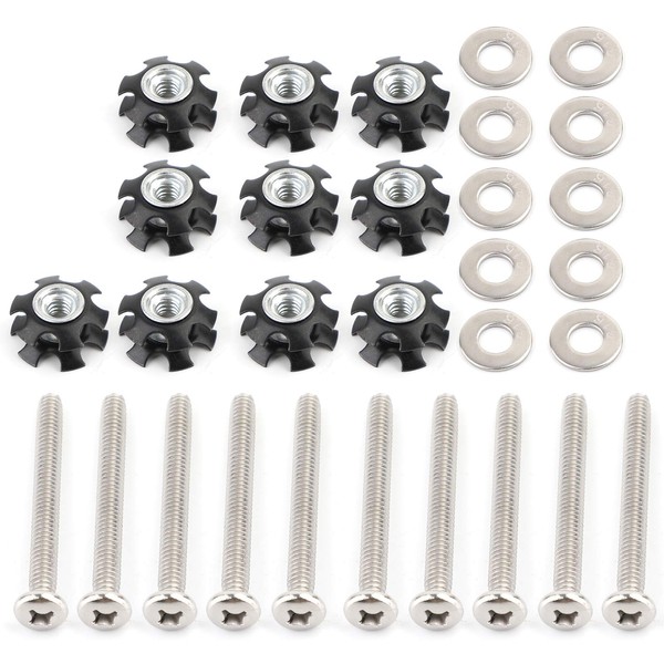 Frezon Set of 10 RV Ladder Repair KIT Nuts Stainless