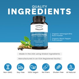 Thomas' all-natural Remedies Organic Ashwagandha