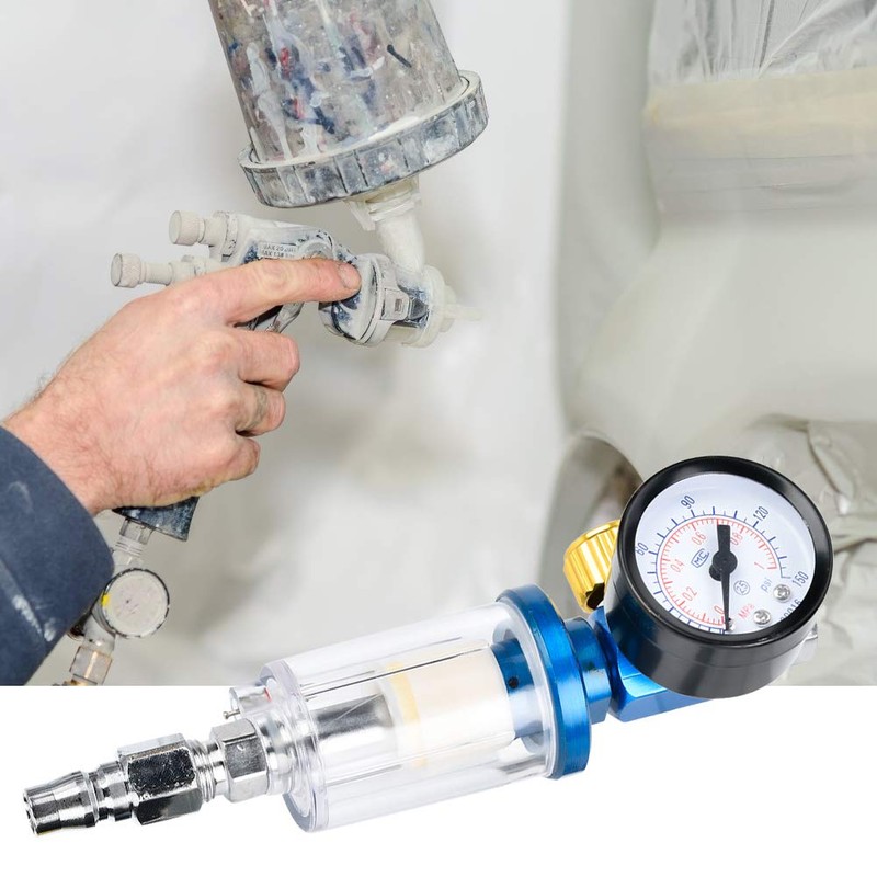 Denash Inline Compact Filter Pneumatic Tool, Solid Contaminant Filter for