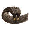 Ugeat I Tip Hair Extensions Human Hair Balayage Dark Brown