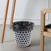 Yuright 5 L Small Bin Liners Bags, Black Trash Bag,