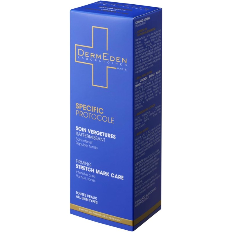 DERMEDEN Crema reafirmante para el cuidado de las marcas elásticas