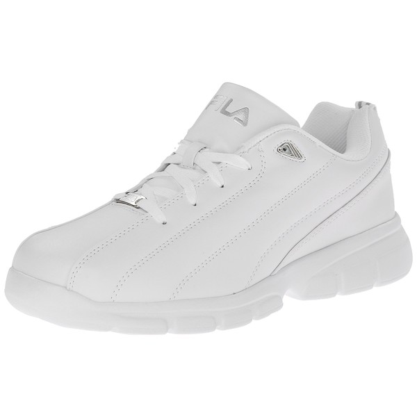 FILA Men's Leverage-M - white / silver, size: 45.5 EU