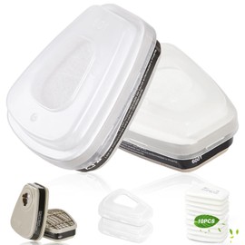 6001 Filter Cartridges for Respirator, Respirator Cartridges & Filters - Against Dust/Organic Vapors/Chemical, Respirator Filters for 6200, 6502, 7502, 6800 Series